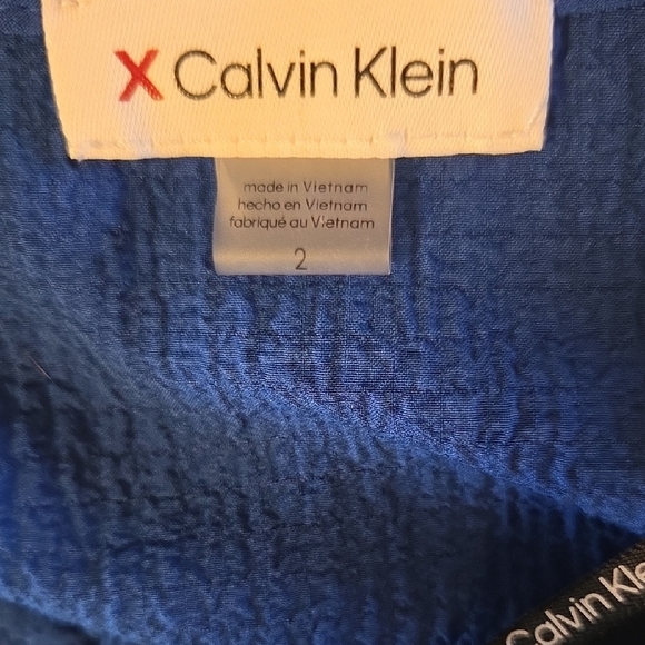 Calvin Klein Cobalt Blue Mini Dress - Picture 3 of 5